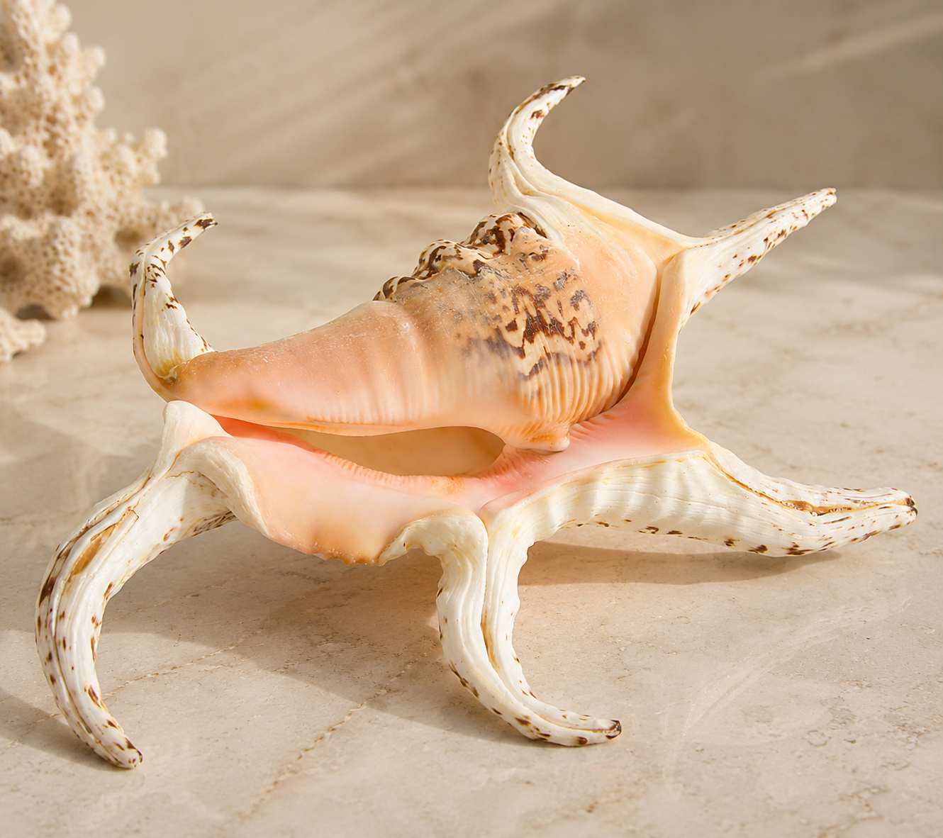 Chiragra Spider Conch Shell